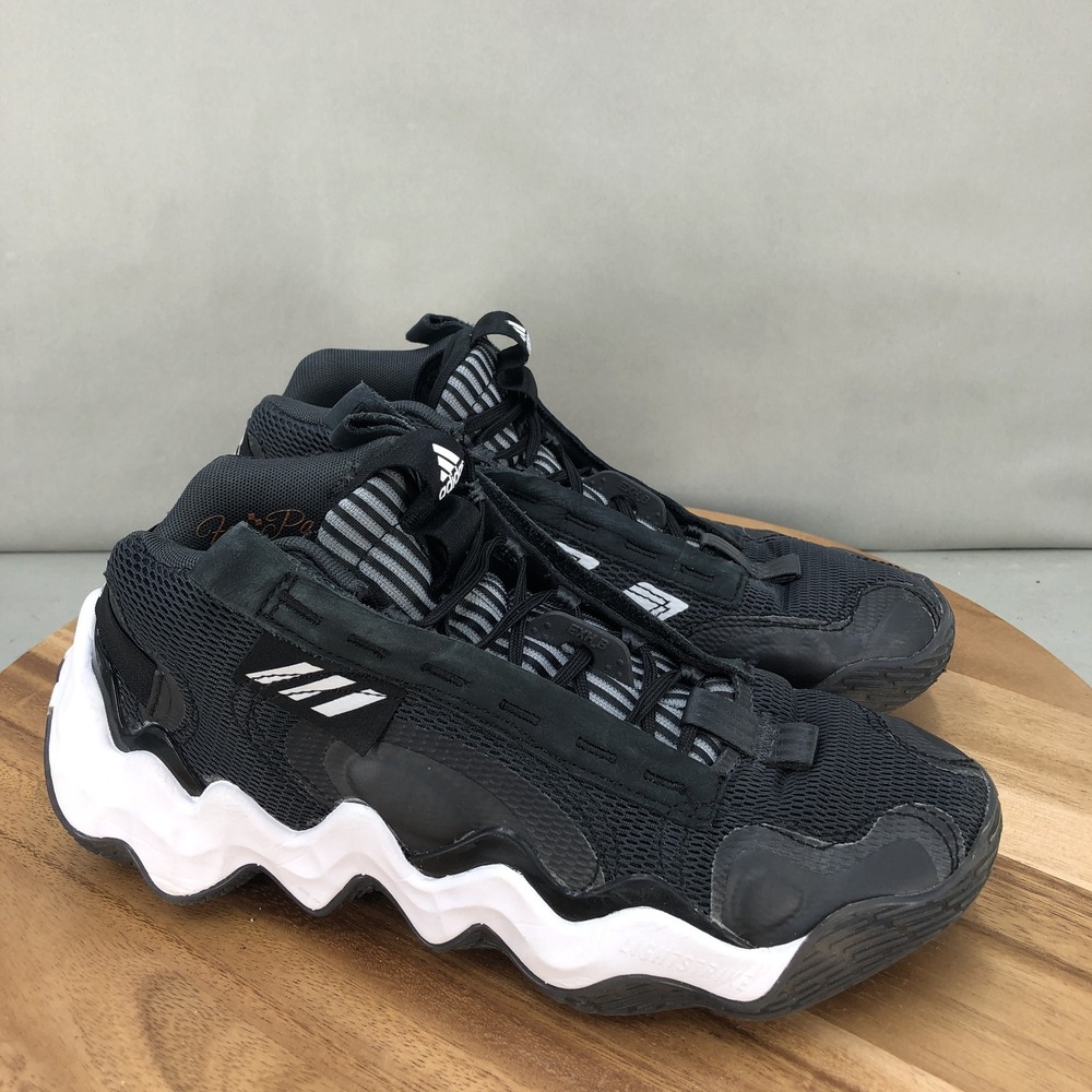 Adidas Crazy BYW II Shoes Womens Size 9.5 Black White Boost Basketball GZ2349